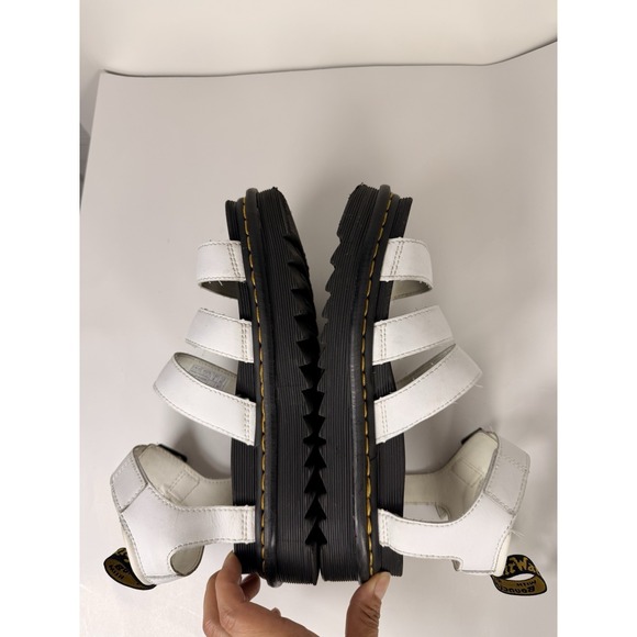 Dr Doc Martens Blaire Women's Size 8 Leather Strappy Platform Gladiator Sandals - Picture 7 of 10